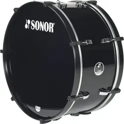 Sonor Comfort Line Marching Bass Drum 26"x12" Schwarz - Percussion: Leichte 4,7 kg Konstruktion für maximalen Tragekomfort, ausgestattet mit hochwertigen REMO Fellen und einem innovativen TuneSafe-System.