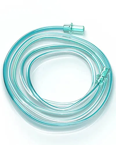 2M Sauerstoffschlauch Verbindungsschlauch, Mapeau O2 Schlauch für Atemtherapie- und Inhalationsgeräte Verlängerungsschlauch Maske, Nasenbrille (2 Meter)