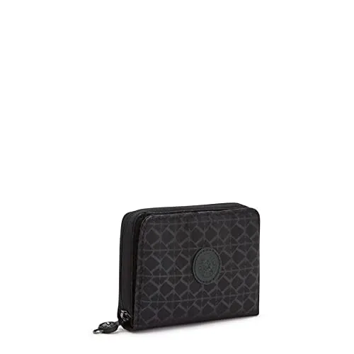Kipling Money Love Geldbörse, Schwarz - Mittelgroße Damen-Geldbörse mit RFID-Schutz, wasserabweisend und ideal für den täglichen Gebrauch.