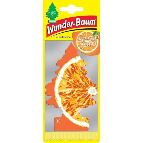 Wunderbaum MTR0084 Lufterfrischer Orange Juice Orangensaft Duft Air Freshener