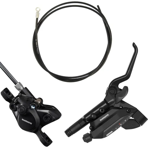 Shimano Scheibenbremsen-Set ALTUS BR-MT200 mit ST-EF515 - Hochwertiges Bremsset für Fahrräder, sorgt für präzise Bremskraft und zuverlässige Leistung in jeder Situation.