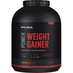 Body Attack Power Weight Gainer 4750g - Schoko - Sportnahrung mit 70% reinem Maltodextrin und einer hochwertigen Proteinmischung für schnellen Muskelaufbau. Ideal für Kraftsportler, die ihre Masse steigern wollen.