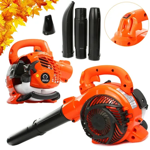 Demon GT Benzin-Gartenbläser für Laub und Schnee - Effizientes Laubgerät mit einstellbarer Blaskraft, ideal für schnelles Entfernen von Laub und Schnee. Extrem leicht und perfekt ausbalanciert für stundenlangen Einsatz ohne Ermüdung.