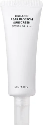 WHAMISA Pear Blossom Sunscreen 50 ml - Sonnenschutz für strahlende Haut - 50 ml Sonnenschutz aus der Pear Blossom Linie, schützt die Haut vor UV-Strahlen und bietet eine leichte, angenehme Textur für den täglichen Gebrauch.