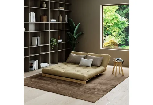 Karup Design Daybett Roots Schlafsofa, multifunktional, FSC®-Massivholz, inkl. Futonmatratze - Dieses stilvolle Schlafsofa vereint Funktionalität und modernes Design. Ob als Sofa, Bett oder Recamiere – es passt perfekt in jedes Zuhause. Klappbar in 3 Positionen, erhältlich in verschiedenen Farben und Größen.