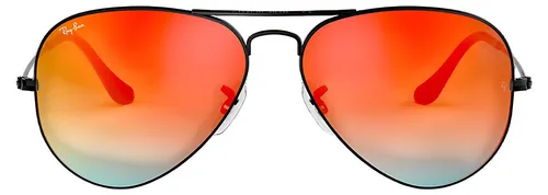 Ray-Ban Aviator Gradient Flash Lenses Sonnenbrille - Stilvolle Ray-Ban Sonnenbrille mit schimmernden Gläsern, ideal für jeden Anlass. Inkl. Etui und Karton für sicheren Transport. Genießen Sie den einzigartigen Look und den zuverlässigen Sonnenschutz.