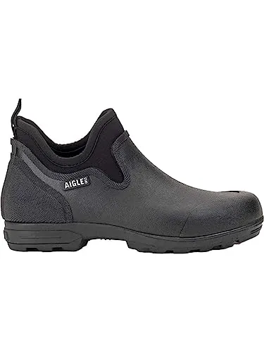 Aigle Herren Lessfor Plus M2 Holzschuh, Schwarz, 43 EU - Clogs & Pantoletten für Herren, mit weichem Obermaterial und rutschfester Außensohle für optimalen Komfort und Sicherheit.
