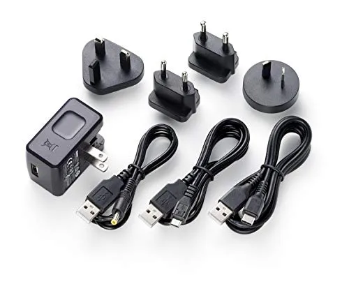 Tascam PS-P520U Power Supply - Kompakter Wechselstromadapter - Netzteile & Strom; 5-Volt-Netzteil mit 4 austauschbaren Netzsteckern für vielseitige Nutzung, ideal für Tascam Geräte.