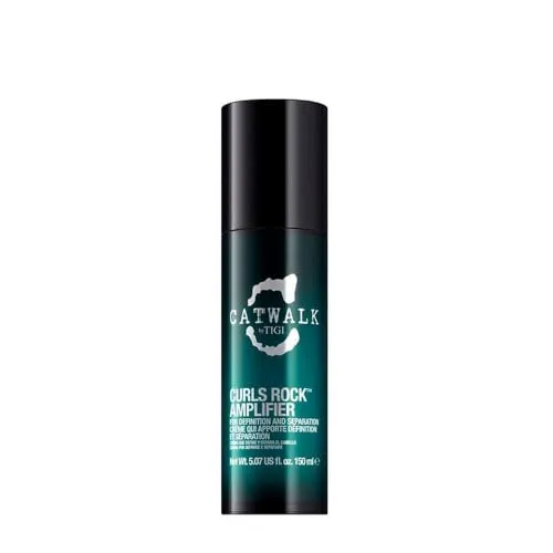 Tigi Catwalk Curls Rock Amplifier 150 ml - Haarstyling-Produkt für lockiges Haar, definiert Locken und bekämpft Frizz mit ätherischen Ölen für langanhaltende Kontrolle und glänzende Geschmeidigkeit.