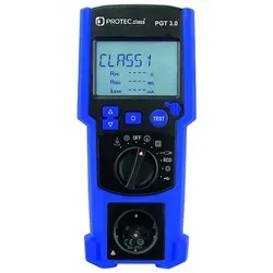 PGT 3.0 Gerätetester DIN VDE 0701/0702 - Praktisches Prüfgerät für die Sicherheitsprüfung von elektrischen Geräten. Ideal für den professionellen Einsatz mit LCD-Anzeige und 1.500 Speicherplätzen.
