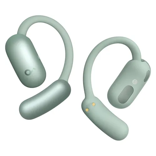Soundcore by Anker AeroFit 2 Grün - In-Ear-Kopfhörer mit kräftigem Bass - In-Ear Kopfhörer mit BassTurbo Acoustic Structure für satten Sound, staub- und spritzwasserbeständig, ideal für Sport und mit 10 Stunden Akkulaufzeit.