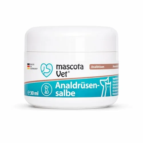 mascota Vet Analdrüsensalbe – Natürliche Pflege für Hunde & Katzen - Gesundheitsprodukte für Kleintiere: Lindert Verstopfungen & Entzündungen mit Insektenfett, Kokosnussöl & Calendulaöl – sanft und effektiv für Ihr Haustier.