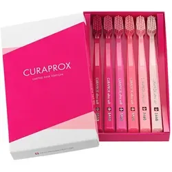 Curaprox CS 5460 Zahnbürsten Pink Edition 6 St - Zahnpflegeartikel mit 5460 ultra-weichen Borsten für eine sanfte und effektive Reinigung, ideal für eine gründliche Mundhygiene in stilvollem Pink.