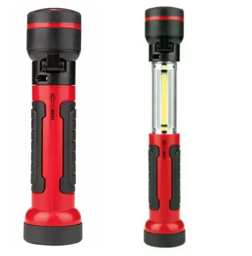PARKSIDE LED-Teleskop Arbeitsleuchte 2-in-1-Kombileuchte Taschenlampe mit leistu