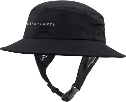OCEAN EARTH YOUTH BINGIN SOFT PEAK SURF Hut 2026 black - Der YOUTH BINGIN SOFT PEAK SURF Hut 2026 in Schwarz bietet optimalen Sonnenschutz für Kinder. Leicht und bequem, ideal für lange Tage am Strand. Stilvolles Bucket-Design, reguläre Passform für einen Kopfumfang von 56 cm.