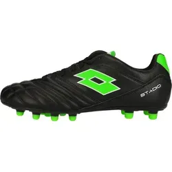 Lotto Stadio 300 III Fußballschuh mit konischen Noppen grün|schwarz 42 EU