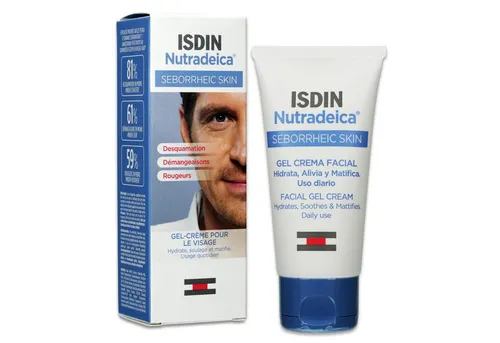 Isdin Gesichtspflege Nutradeica Gesichts-Gel-Creme 50 ml - Feuchtigkeitscremes für empfindliche Haut, beruhigt und pflegt gereizte Haut mit einer leichten Gel-Creme-Textur für sofortige Erleichterung.