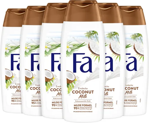 FA Duschgel Coconut Milk , exotischer Duft von Kokosnussmilch 1 x 250 ml