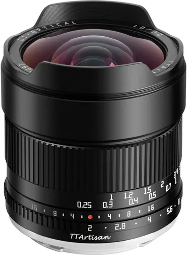 TTArtisan APS-C 10 mm F2 Objektiv für Fuji X-Halterung - Ultra-Weitwinkel-Objektiv mit 105-Grad-Blickwinkel, ideal für Landschafts- und Architekturfotografie. Maximale Blende von F2 ermöglicht kreative Aufnahmen bei schwachem Licht.