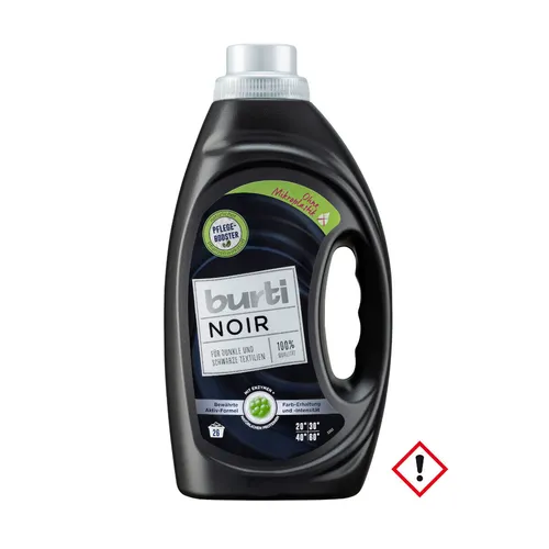 burti NOIR flüssig Waschmittel 26WL für dunkle Wäsche 1450 ml