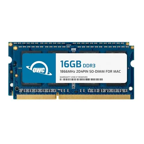 OWC 32GB Memory Upgrade Kit 2 x 16GB PC14900 DDR3 1866MHz SO-DIMMs für 27-inch iMac w/ Retina 5K Display (Late 2015)