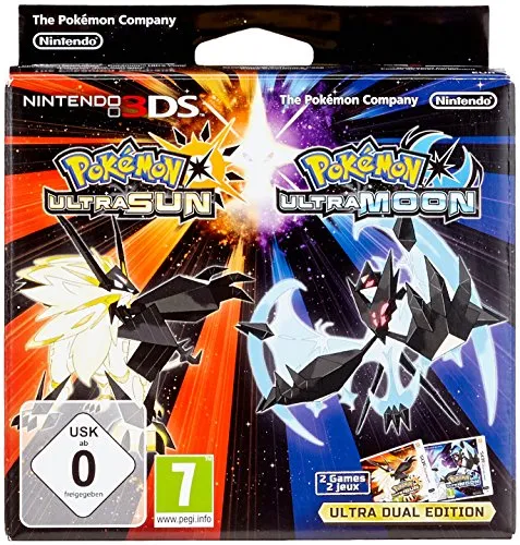 Pokémon Ultrasonne & Pokémon Ultramond – Ultra Dual Edition für Nintendo 3DS - Videospiel-Duo für Nintendo 3DS, erlebe die spannende Welt von Pokémon mit einzigartigen Abenteuern und Charakteren.