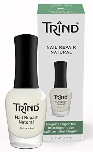 Trind Nail Repair Natural (9 ml) - Starke Nägel für ein gepflegtes Aussehen - Nagelpflegemittel mit einer speziellen Formel zur Stärkung und Reparatur von brüchigen Nägeln für ein gesundes und schönes Nagelbild.