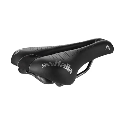 Selle Italia Gel Flow Saddle Ladies - Fahrradsattel für Damen, mit Gel-Padding für optimalen Komfort auf langen Fahrten und ergonomischem Design.
