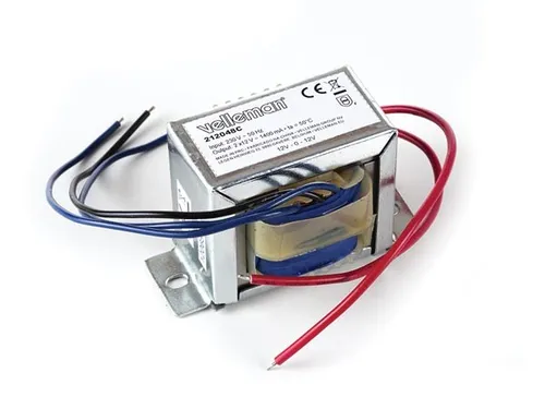 Velleman Rundstecker TRANSFORMATOR 34 VA 2 x 12 V~ 1400 mA max. - Robuster Transformator für zuverlässige Stromversorgung, ideal für verschiedene Anwendungen. Kompakte Bauweise für einfache Integration in Ihr Projekt.