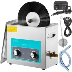 VEVOR 6L Digitaler Ultraschallreiniger - Sonstige Reinigungsgeräte mit 6L Edelstahl-Tank, ideal für die gründliche Reinigung von Schallplatten, Schmuck und Brillen. Mit Heizung und einstellbarer Zeit- und Temperaturkontrolle für optimale Ergebnisse.