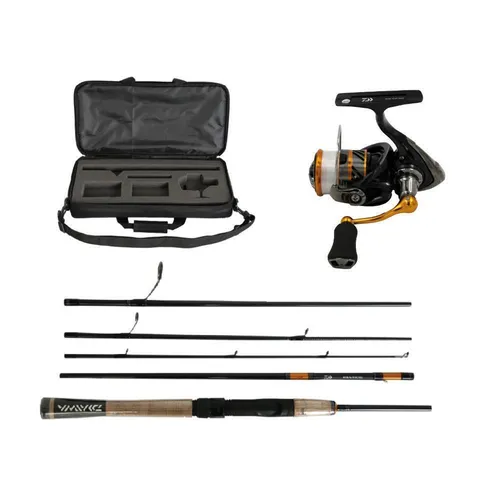 Daiwa Combo Revros LT Spinncombo 1,99m - Komplettes Angelset für Spinnfischer - Angelruten & Rollen Sets, leichtes und robustes Kohlefaser-Material für optimale Performance beim Süßwasserangeln.