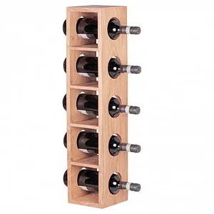 Weinregal Mumbai aus Holz Akazie – stilvolles Weinregal - Regale – elegantes Weinregal aus Akazienholz, perfekt für die stilvolle Präsentation Ihrer Weinsammlung.