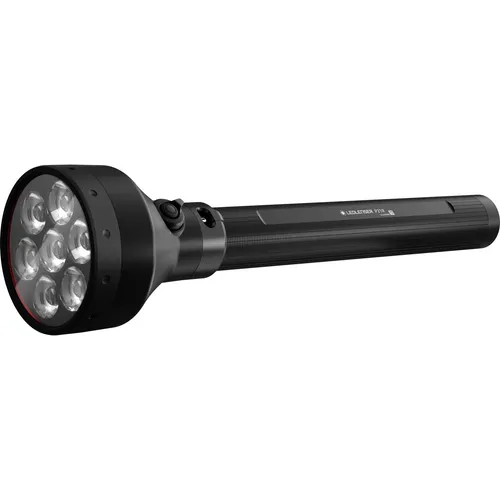 Ledlenser P21R - Hochleistungs-Taschenlampe - Taschenlampen mit bis zu 12,000 Lumen, IP68 wetterfest, USB-C Ladeanschluss und 75% recyceltem Material für umweltbewusste Nutzer.
