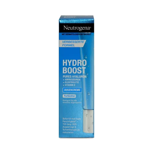 NEUTROGENA Hydro Boost belebendes Augen Creme Gel 15 ml - Feuchtigkeitsspendendes Augen Creme Gel mit erfrischender Textur, ideal zur Unterstützung der Pflege empfindlicher Hautpartien.