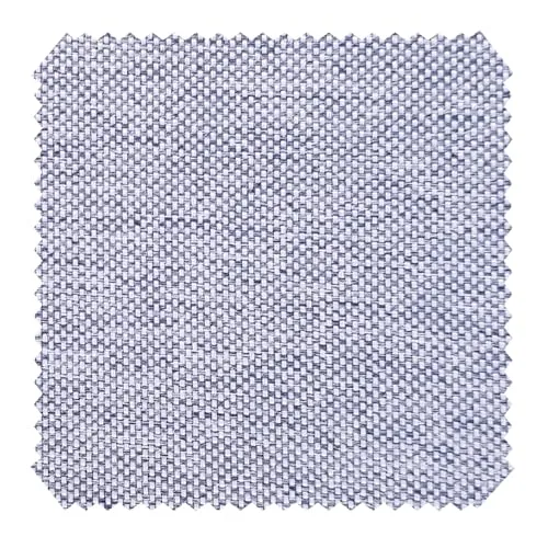 novely® OXFORD 330D - Outdoor-Stoff im Leinen-Look - Wasserabweisender Polyester-Möbelstoff - Mélange Polsterstoff - Pflegeleichte Meterware 1lfm | Farbe: 07 Jeans Blau