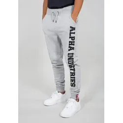 Alpha Industries Big Letters Jogger Jogginghose für Herren - Trainingsbekleidung mit Regular Fit, zwei praktischen Rückentaschen und weichem Schaumdruck für optimalen Tragekomfort.