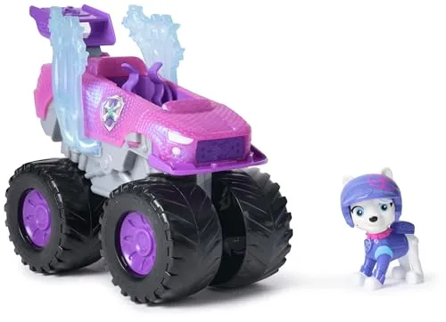 Tlapková patrola Rescue Wheels Fahrzeug - Roxi - Spielfahrzeuge für Kinder ab 3 Jahren: Erlebe spannende Rettungsmissionen mit Roxis Monstertruck im authentischen Paw Patrol Design und einer interaktiven Ramme für noch mehr Spielspaß!