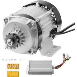 VEVOR 500W Bürstenloser Gleichstrommotor-Bausatz - E-Scooter Motor-Bausatz mit 2700 U/min, 100% Kupferkern für langlebige Leistung und hohe Effizienz. Ideal für DIY-Projekte und verbesserte Fahrt!