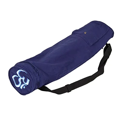 Yogabox Yogatasche OM Baumwolle 60,dunkelblau