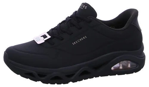 Skechers Uno Glide Step Sneaker Schwarz - Größe 39 - Der Skechers Damen Sneaker vereint sportliches Design mit hohem Tragekomfort. Ideal für Alltag und Freizeit, bietet er eine atmungsaktive Oberfläche und eine weich gepolsterte Innensohle für ein angenehmes Laufgefühl.