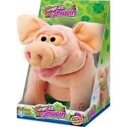 XTREM Toys&Sports - Singendes Schwein My Girl, 27 cm - Spielware: Plüsch-Schweinchen singt herzzerreißend 'My Girl' und bewegt sich im Takt, ideal als Geschenk und für unvergessliche Momente.