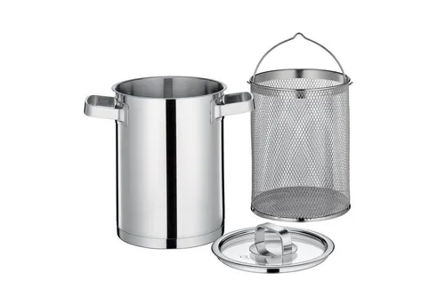 Neuetischkultur Topf-Set Spargelkocher SAN REMO COOK, Edelstahl (Stück, 1-tlg., 1 Kochtopf mit Deckel und Siebeinsatz), Kochtopf mit Siebeinsatz