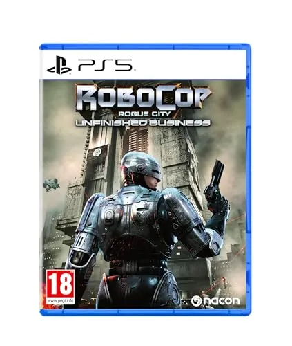 RoboCop: Rogue City - Unfinished Business (PS5) - Spiele für PlayStation 5 - 100% UNCUT mit deutscher Verpackung, PEGI 18 und spannender Action im RoboCop-Universum.