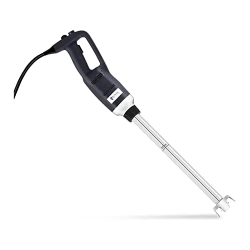 Royal Catering RCSM-500-500P Stabmixer - Stabmixer mit 500 W Motor, stufenloser Geschwindigkeitsregelung von 4000-18.000 U/min und ergonomischem Griff für komfortables Pürieren. Ideal für die schnelle Zubereitung von Smoothies und Suppen.