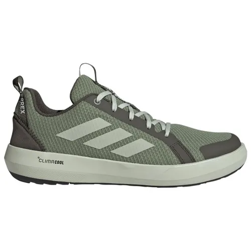adidas Unisex Terrex Boat Climacool Schuhe, Tent Green/Halo Green/Shadow Olive, 40 EU - Leichte und atmungsaktive Schuhe mit CLIMACOOL-Technologie, ideal für Outdoor-Aktivitäten. Die abriebfeste Gummiaußensohle sorgt für besten Grip auf nassen Oberflächen.