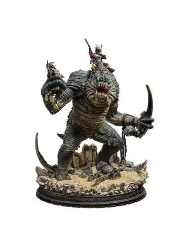 Iron Studios Le Livre de Boba Fett Statuette 1/20 Demi Art Scale - Puppen & Sammelfigur: Detailreiche 38 cm große Boba Fett & Rancor Statuette, perfekt für Sammler und Star Wars Fans.