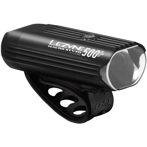 Lezyne Macro 500+ LED Frontlicht - Fahrradbeleuchtung mit StVZO-Zulassung und 500 Lumen, sorgt für optimale Sichtbarkeit und Sicherheit bei nächtlichen Fahrten.
