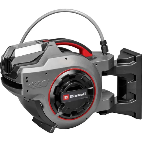 Einhell Akku-Schlauchtrommel GE-HR 18/30-1 WH Li-Solo - Schlauchtrommel mit automatischer Schlauchaufwicklung, 180° schwenkbar und einfach zu transportieren. Ideal für stationäre und mobile Anwendungen. Lieferung ohne Akku und Gartenschlauch.