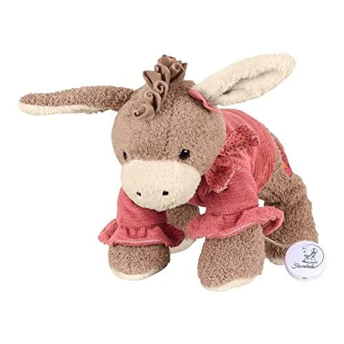Sterntaler® Spieluhr Emmily M - Kuscheliger Esel - Die Spieluhr Emmily aus weichem Flauschstoff wiegt Ihr Kind sanft in den Schlaf. Mit einfachem Reißverschluss zum Herausnehmen des Spielwerks und waschbar. Melodie: You are my sunshine.