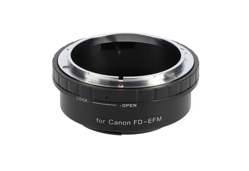 ayex Objektivadapter für Canon FD Objektive an Canon EOS M Kamera - Adapter für Canon FD Objektive an Canon EOS M Kameras. Robuste Bauweise aus Aluminium und Messing für sicheren Halt. Ideal für kreative Fotografie mit maximaler Blendenöffnung.